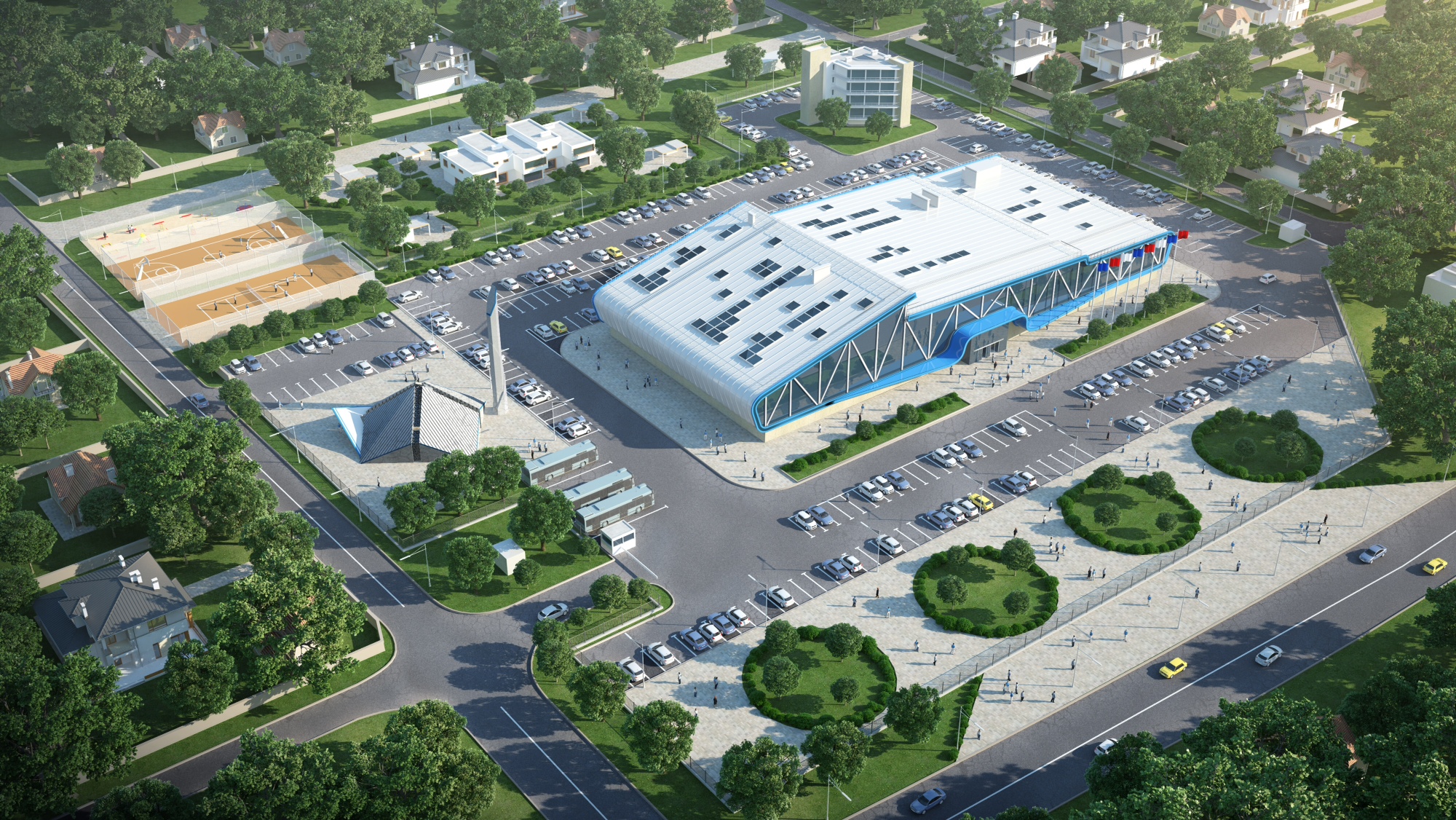 Ленинградская область: "Газпром" построит в Петербурге спортивную арену за полмиллиарда рублей