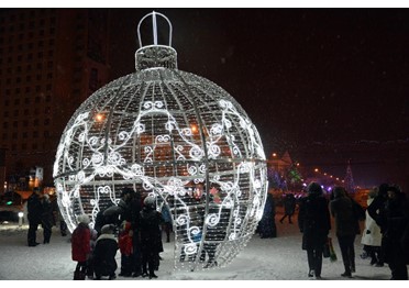 Новогодний сюрприз в виде огромных светящихся шаров готовят в Ставрополе