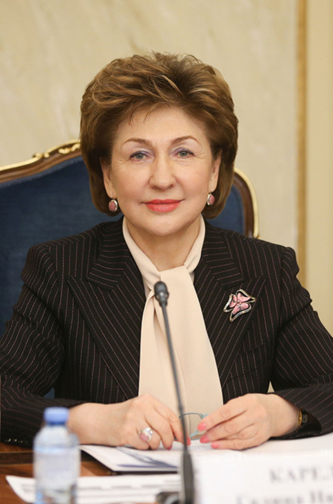 Пресс-подход главы заместителя председателя Совета Федерации Галины Кареловой