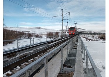 Завершили реконструкцию моста через реку Аскиз в Хакасии