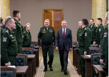 В Военно-космической академии состоялась встреча с генеральным директором Роскосмоса