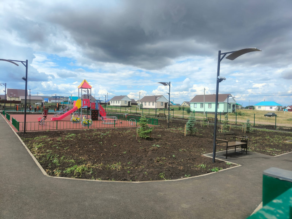 В с. Раевский Республики Башкортостан благодаря нацпроекту появился парк