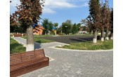 В Каневском районе Краснодарском крае по нацпроекту благоустраивают парк