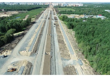 В Архангельске продолжаются работы по продлению главной магистрали южной части города - Московского проспекта