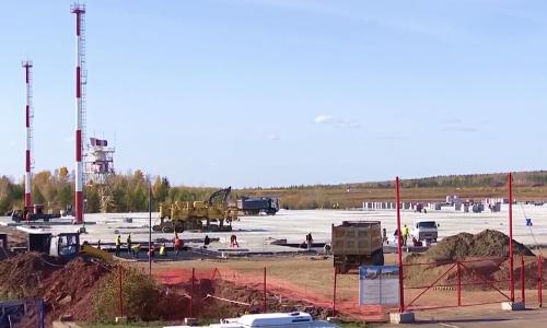 В Братске продолжается реконструкция аэропорта