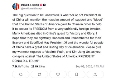 Трамп: Россия, Китай и КНДР «готовят заговор против Америки»