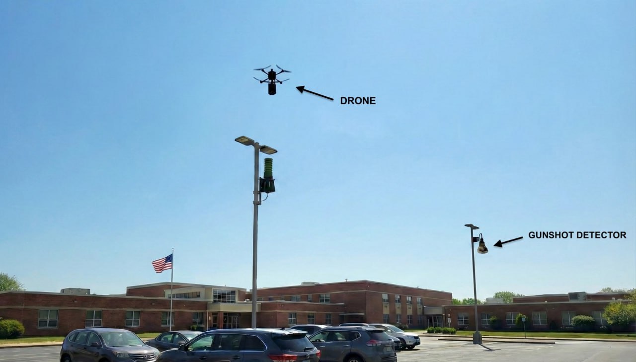 Дроны будут самостоятельно искать преступников.