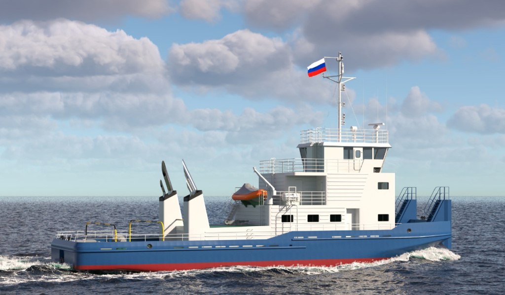  ОСК разработала концепт-проект буксира-толкача нового поколения