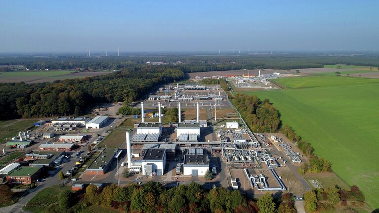 Крупнейшее хранилище газа в ФРГ «Реден» заполнено только на 2%