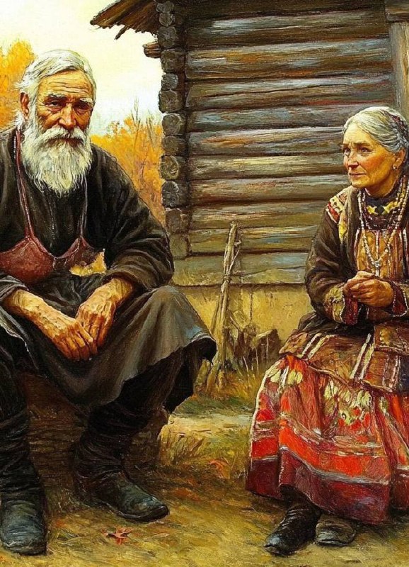 В русском фольклоре дедушка и бабушка — не просто родственники, а хранители мудрости