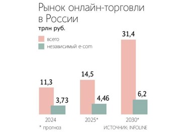  Продажи интернет-магазинов ритейлеров и нишевых площадок могут вырасти на 20%