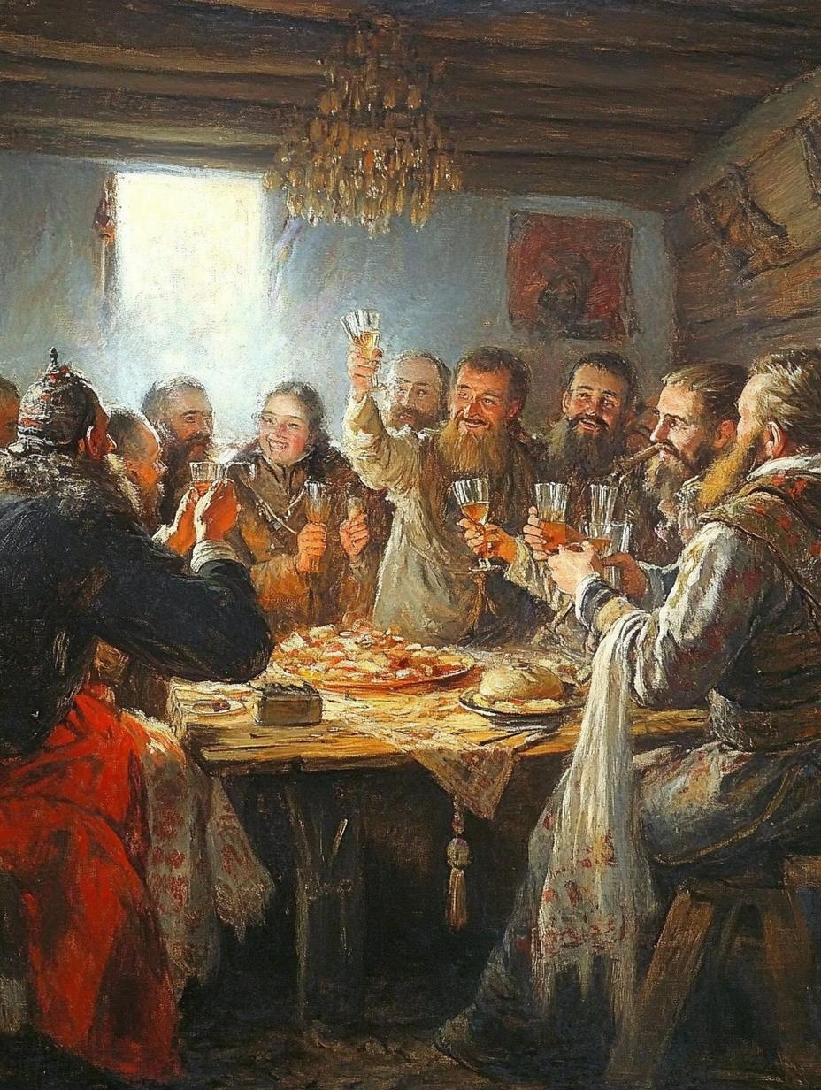 Откуда взялась «пьянка», если все просто ели?