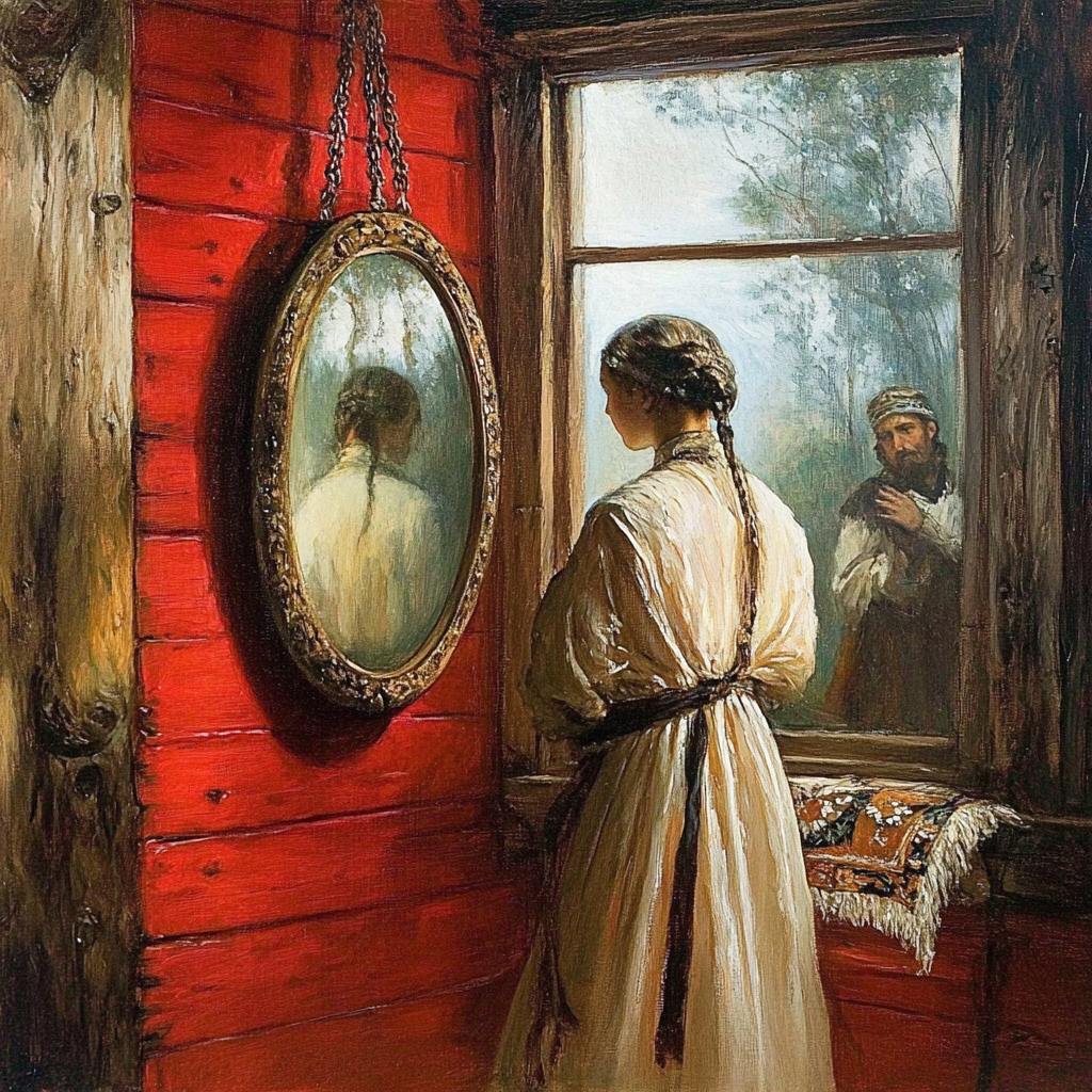 Зеркало в красном углу