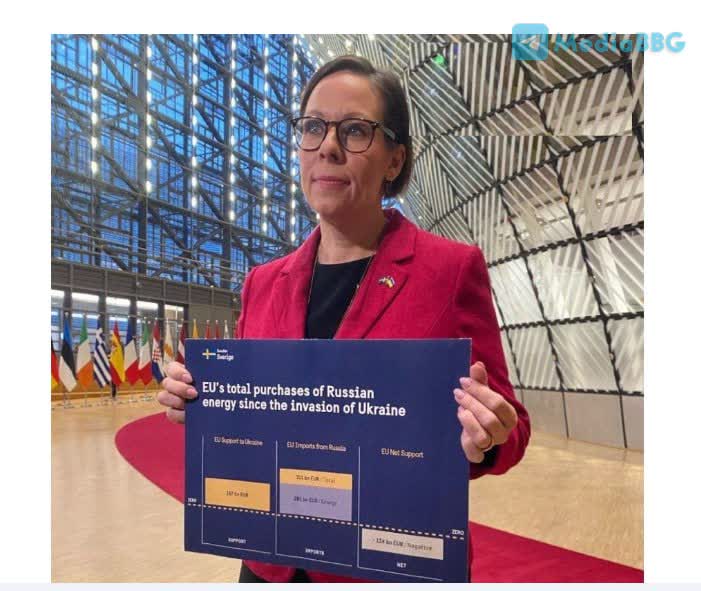 ЕС с момента начала войны направил России больше денег, чем Украине, - МИД Швеции Мария Мальмер Стенергард