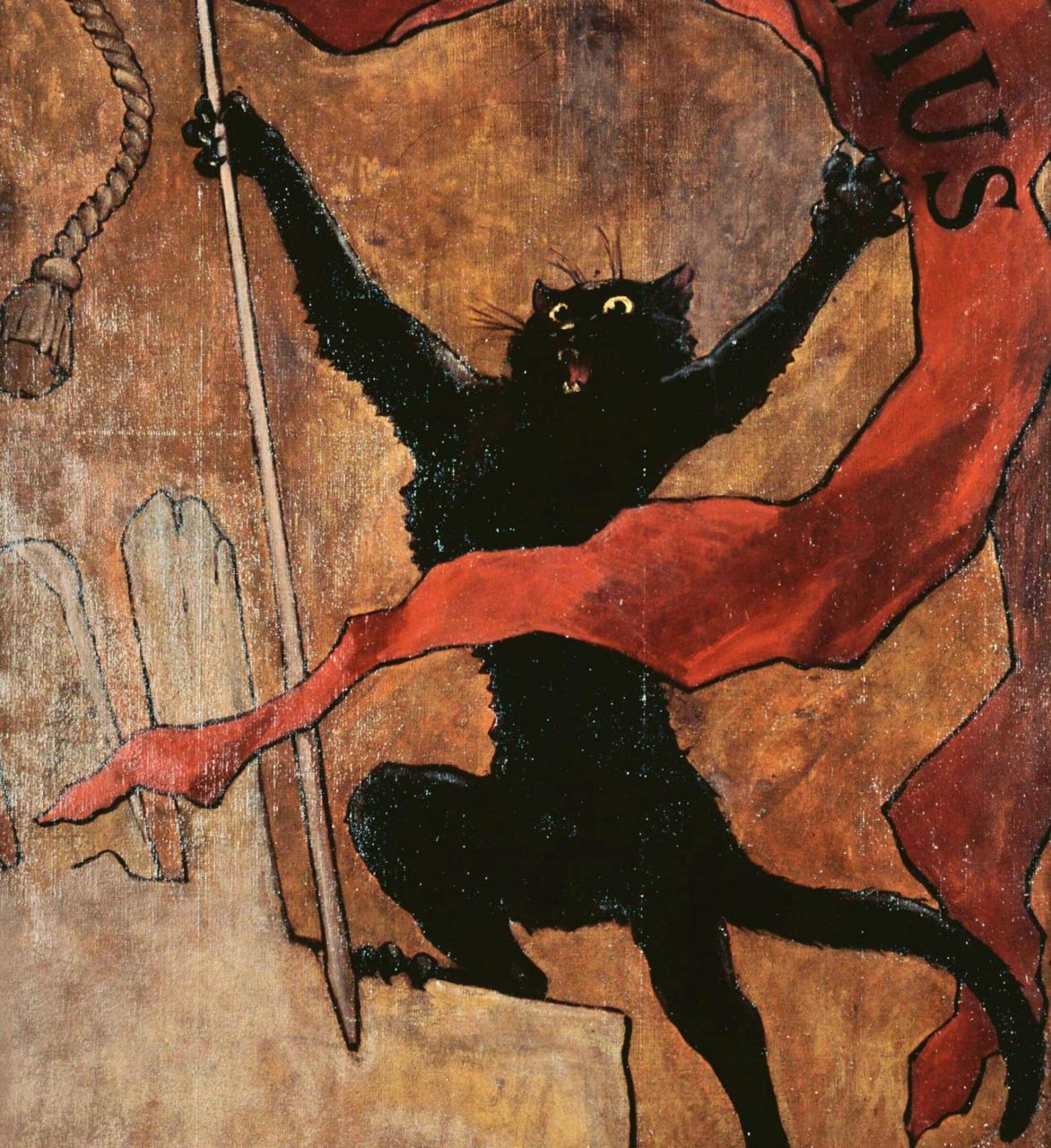 Вечный бунт молодых!  «Gaudeamus», 1890, Теофиль Стейнлен