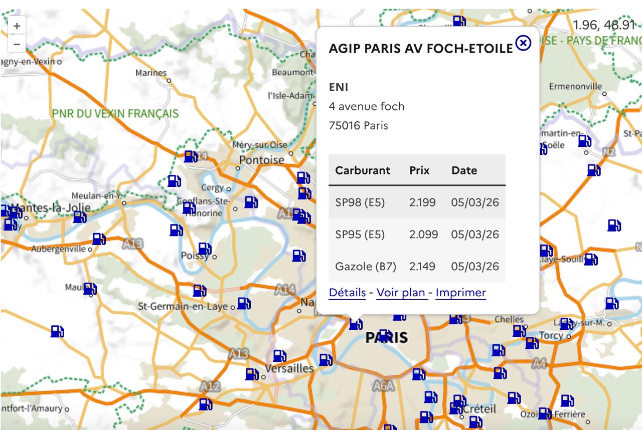 Во Франции начали искать виновных в росте цен на топливо