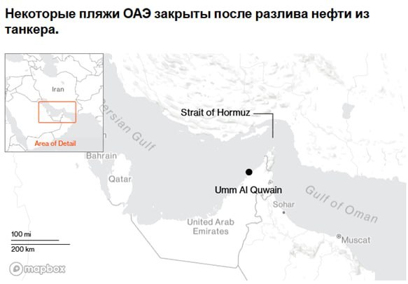 Власти ОАЭ закрывают пляжи из-за разливов нефти